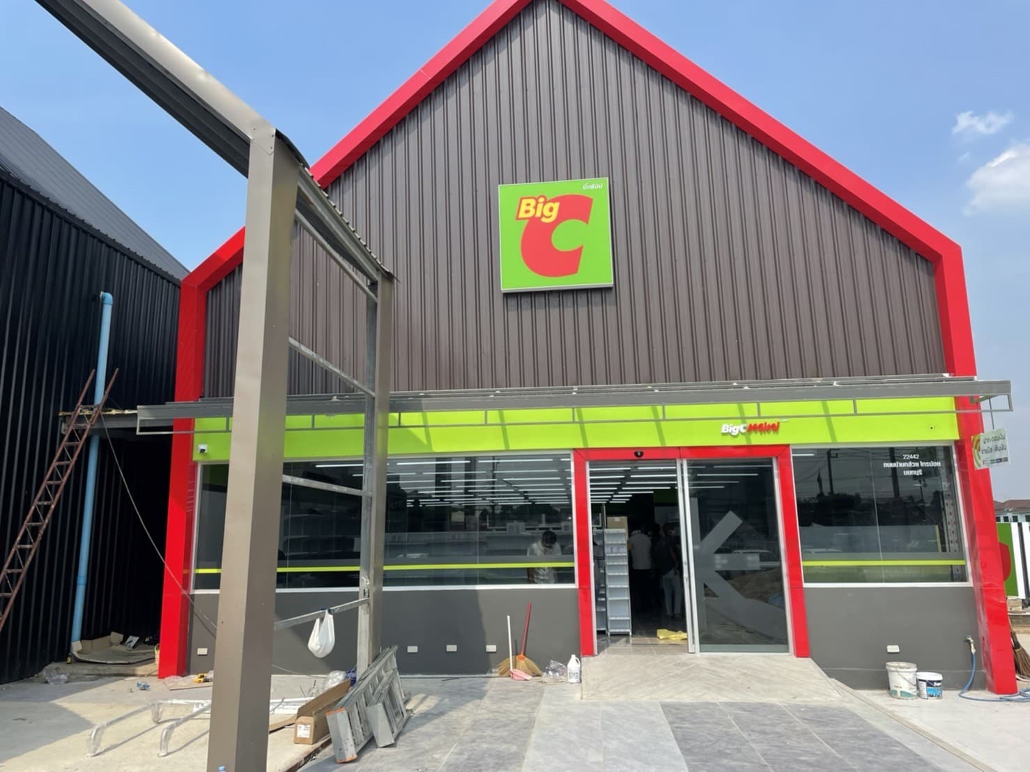 โครงการก่อสร้าง BIG C mini สาขาบ้านกล้วย-ไทรน้อย